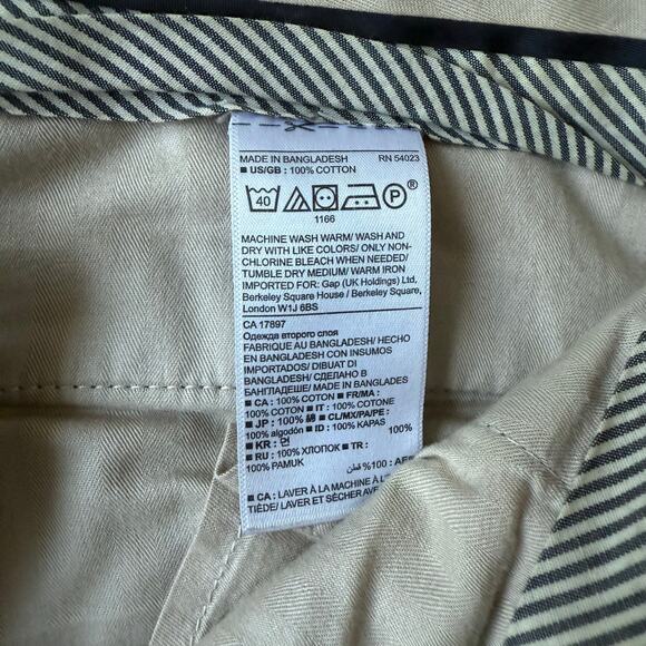 Banana Republic Emerson Chino Olive Green Pants Size 32 x 34 Casual Preppy - Picture 4 of 9